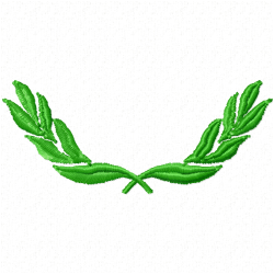 Laurels Embroidery Design 3 Laurels Embroidery Design 3